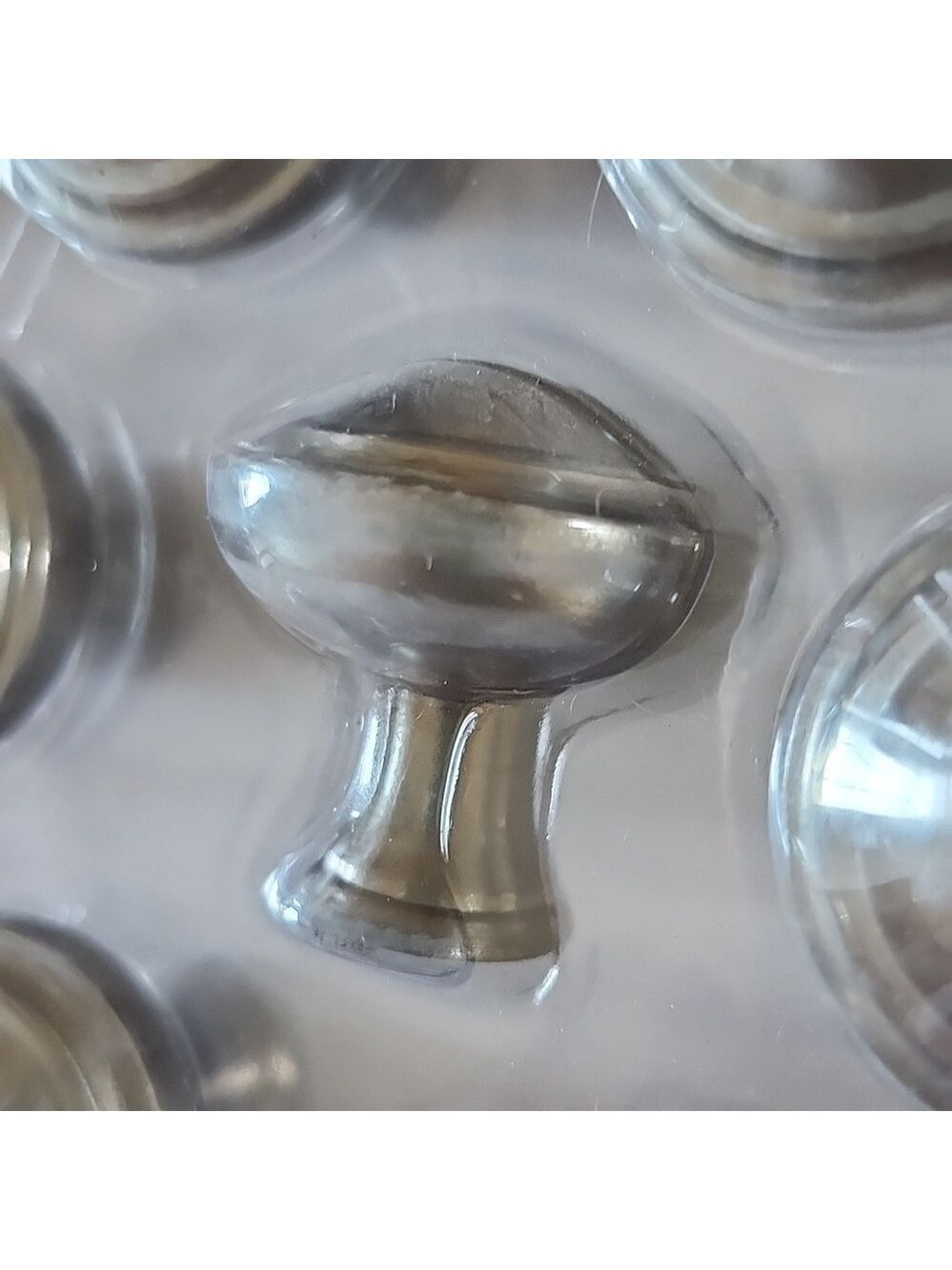 Cabinet Knobs Drawer Pulls Satin Nickle Set of 10 New Brainerd Capital Knob 1.25 - Picture 4 of 15